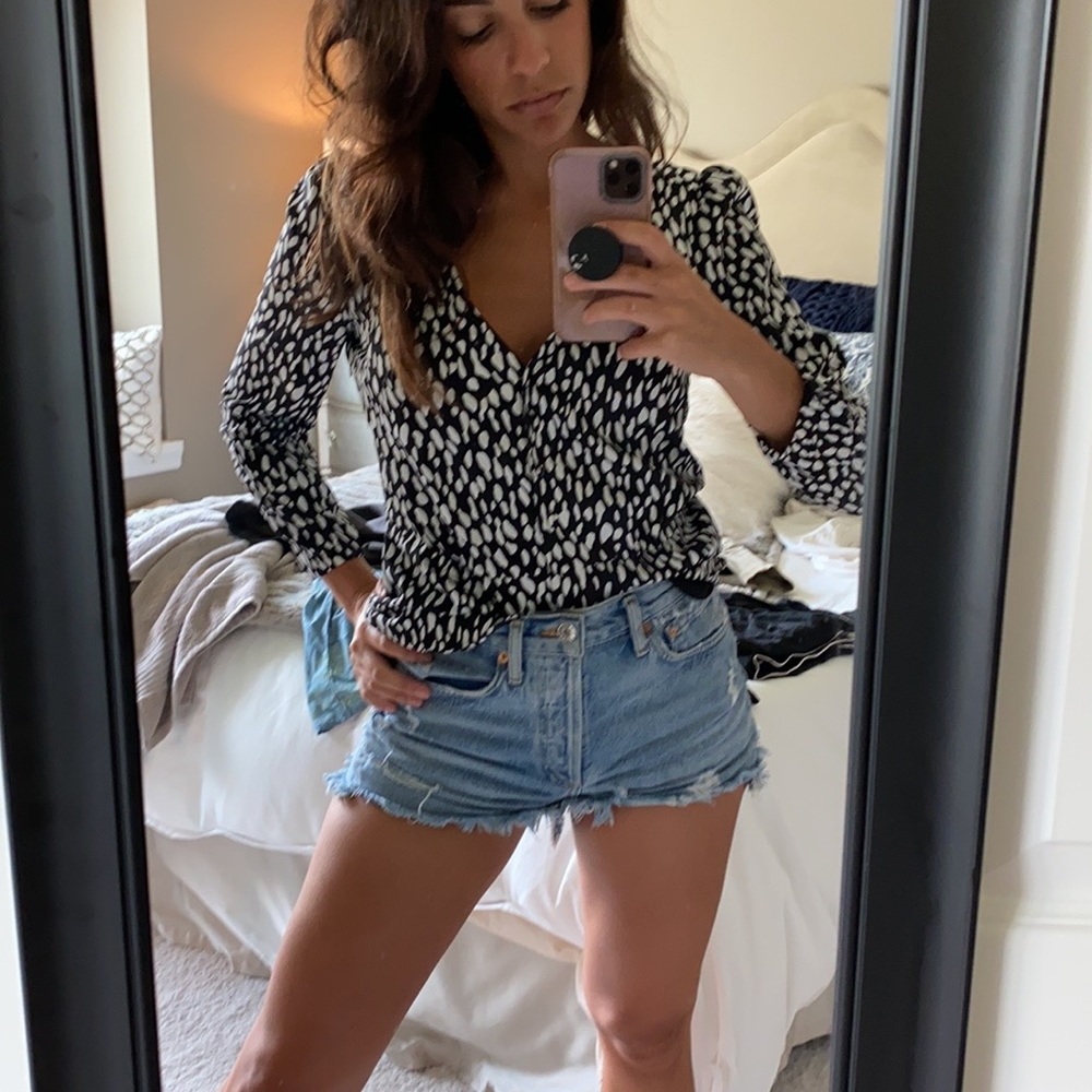 J crew blouse - worn once !